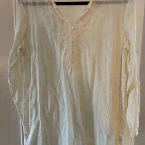 J Crew Embroidered Tunic